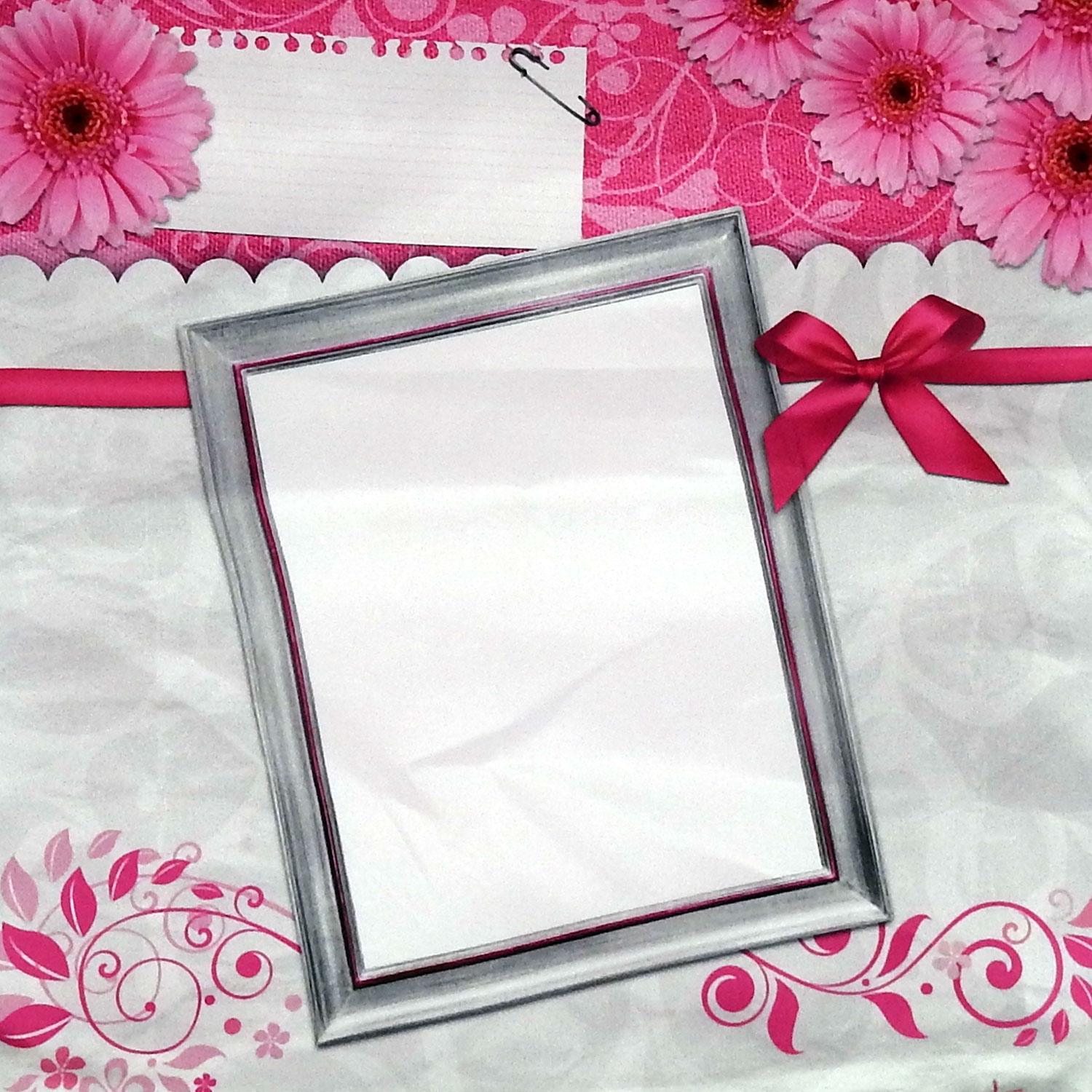 Pink Flower Cushion REF 06 - Image 3