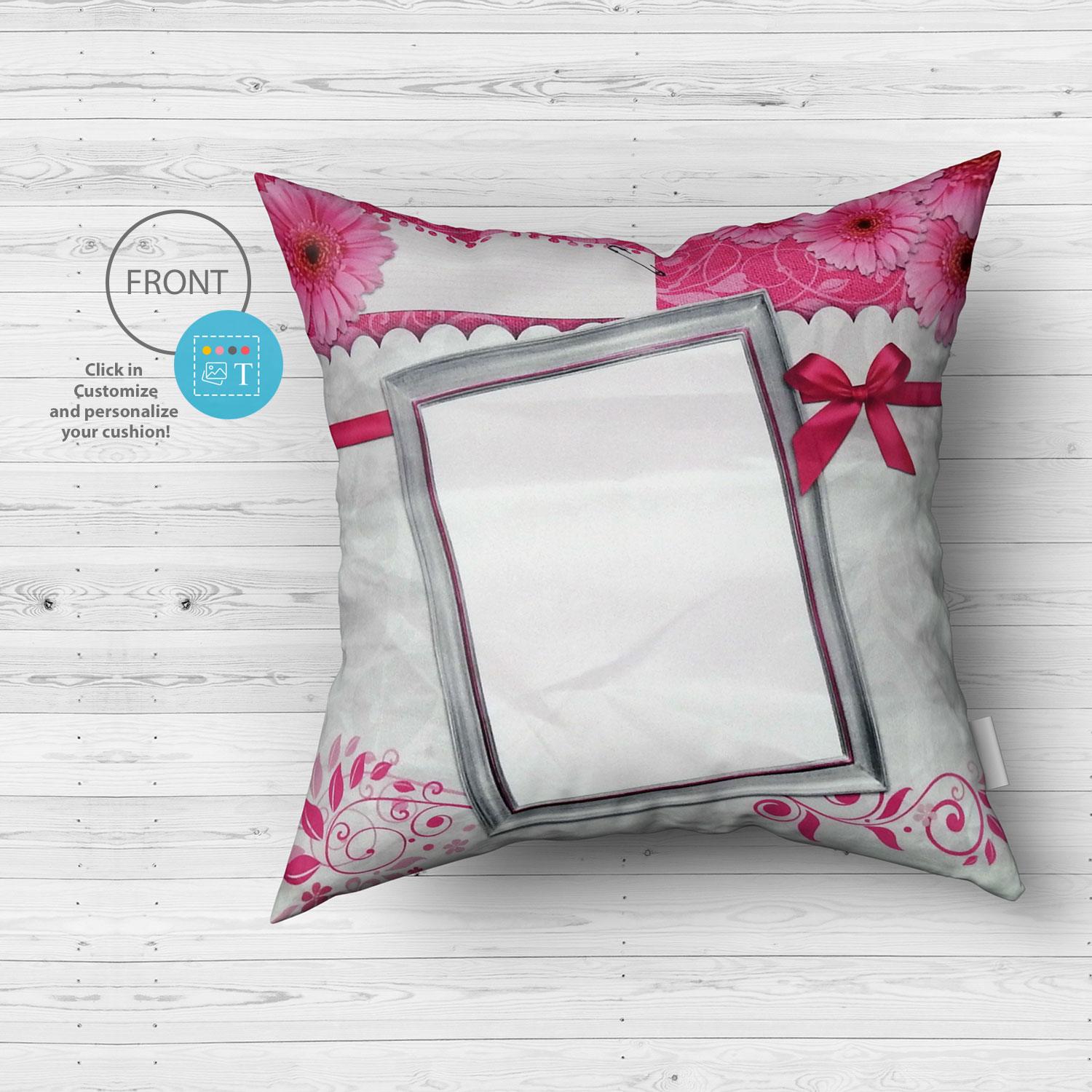 Pink Flower Cushion REF 06