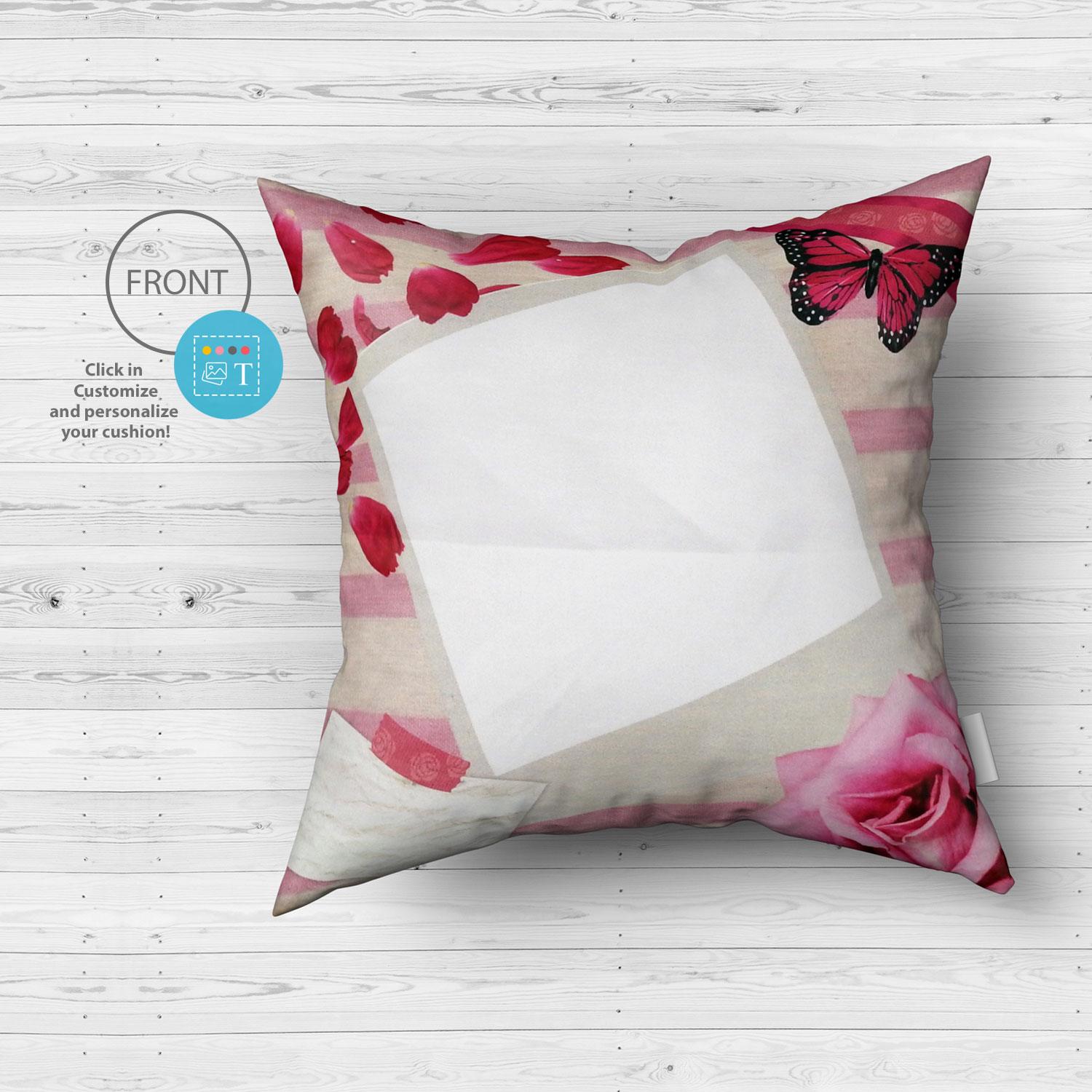 Pink Rose Cushion REF 19