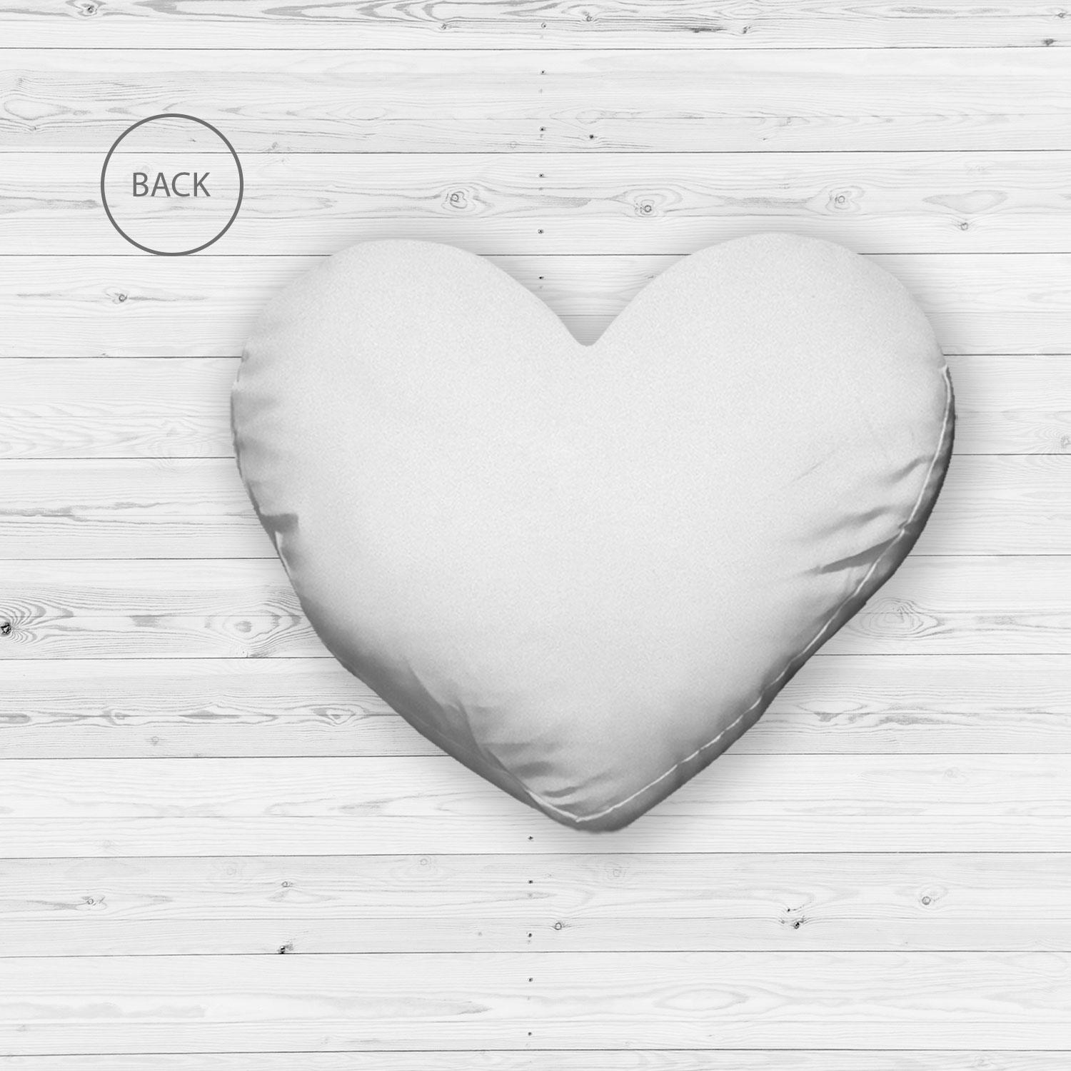 Sequin Heart Cushion - Red - Image 3