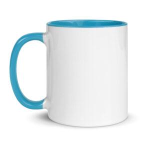 Custom Mug | Blue inside and handle
