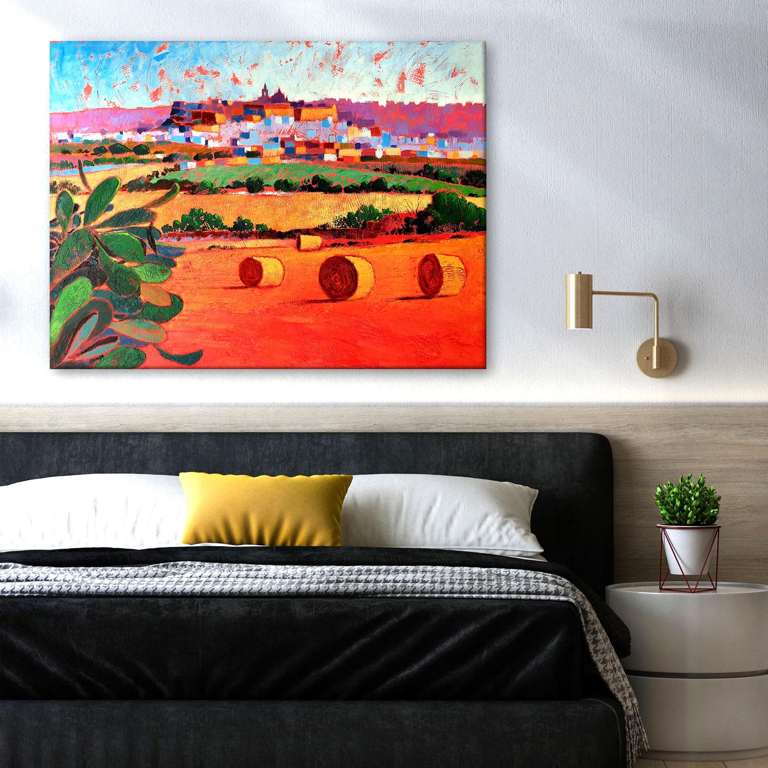 Hay bales overlooking Cittadella | Christopher Saliba - Image 2