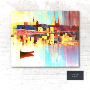 Lonely Boat at Mgarr | Christopher Saliba