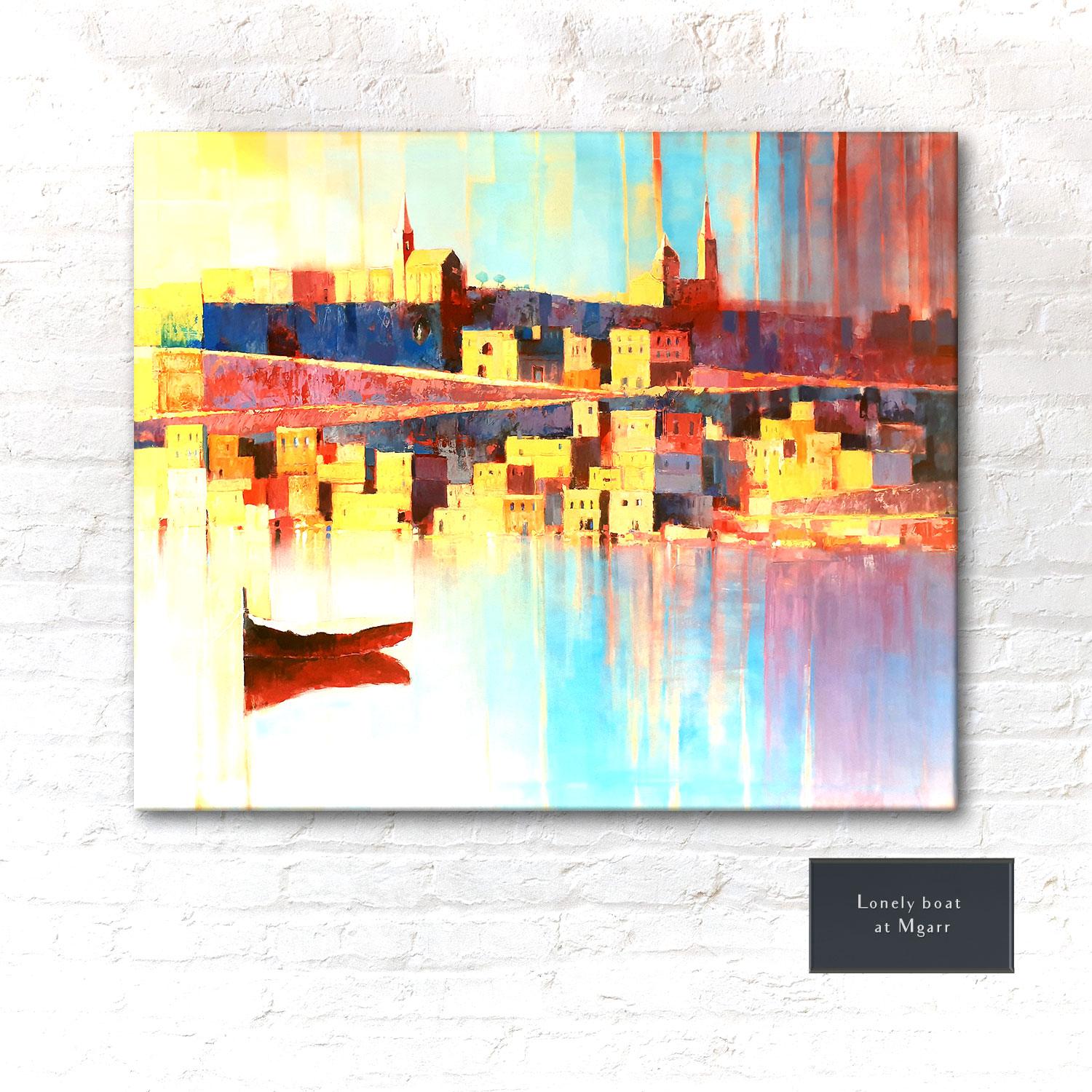 Lonely Boat at Mgarr | Christopher Saliba