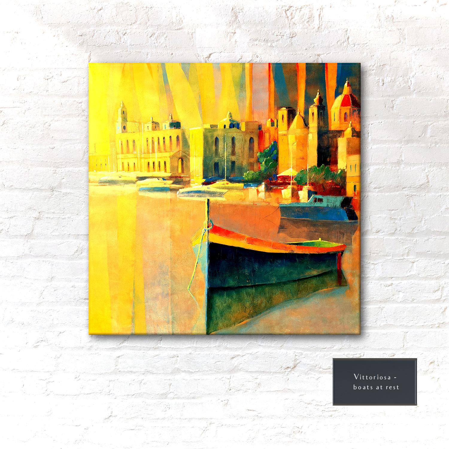 Vittoriosa Boats at Rest | Christopher Saliba