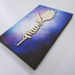 Wooden Rose Canvas | Mum