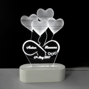 Bubble Heart Desk | Table Light