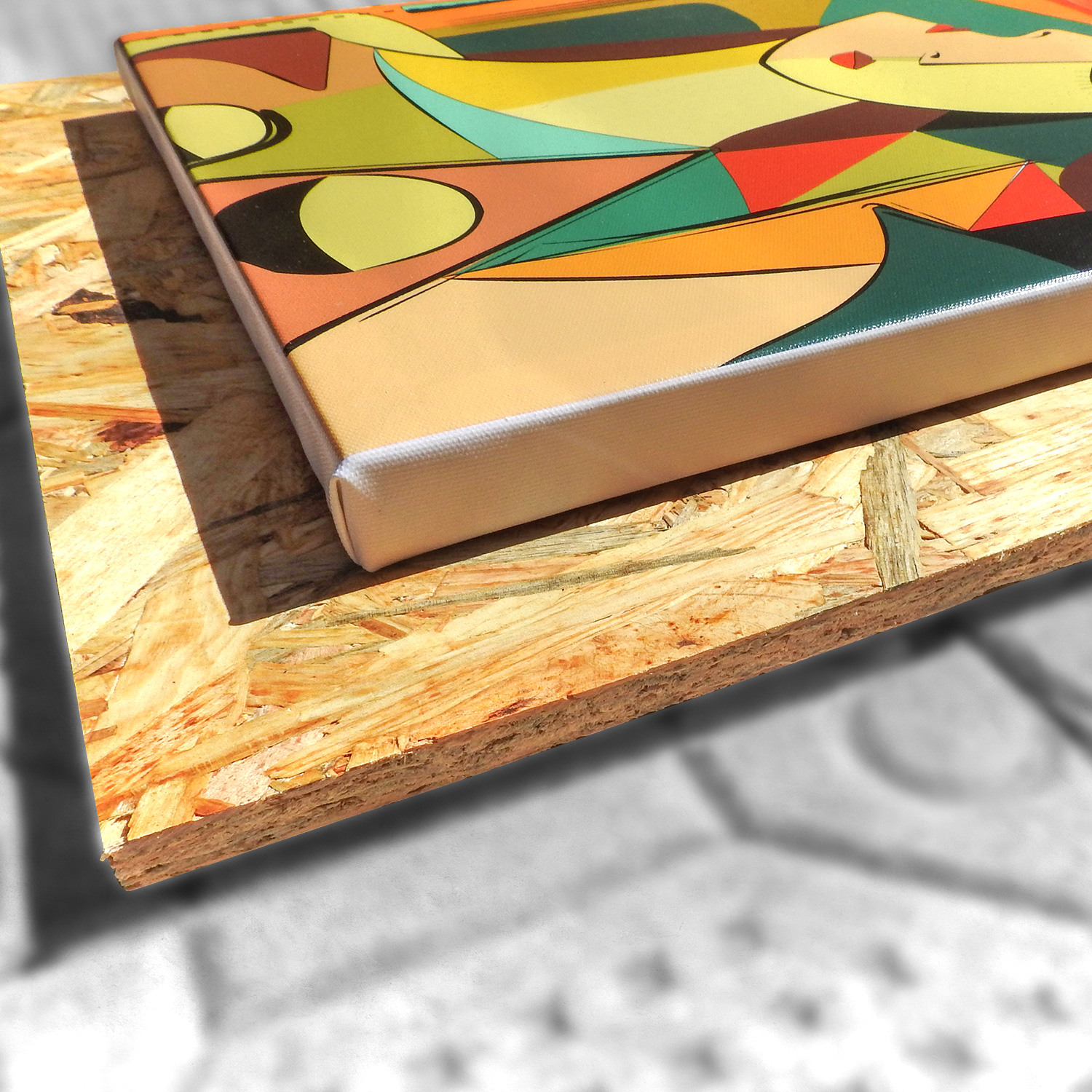 Pressboard Canvas Print | Square - Image 3