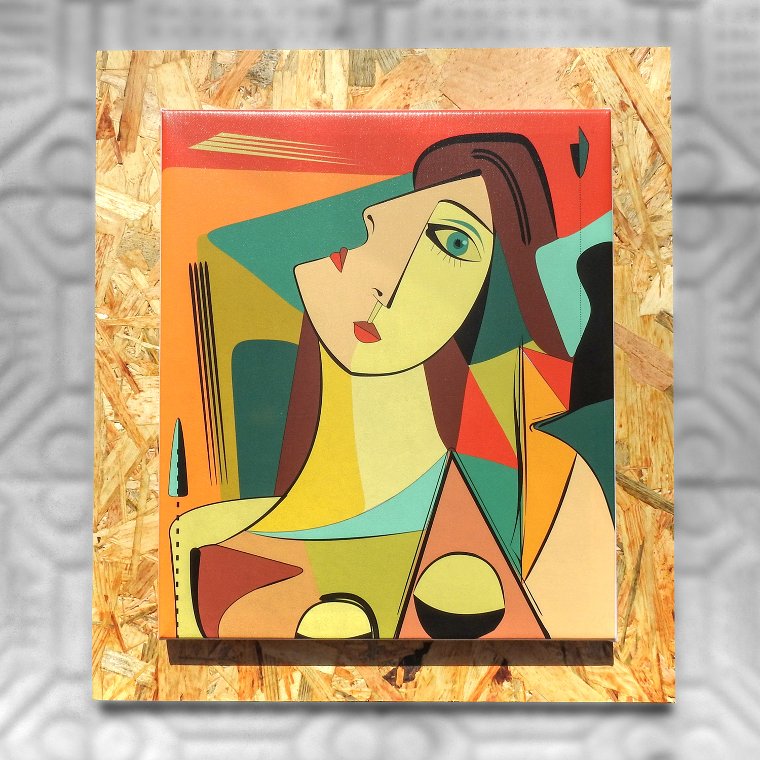 Pressboard Canvas Print | Rectangle Landscape - Image 3