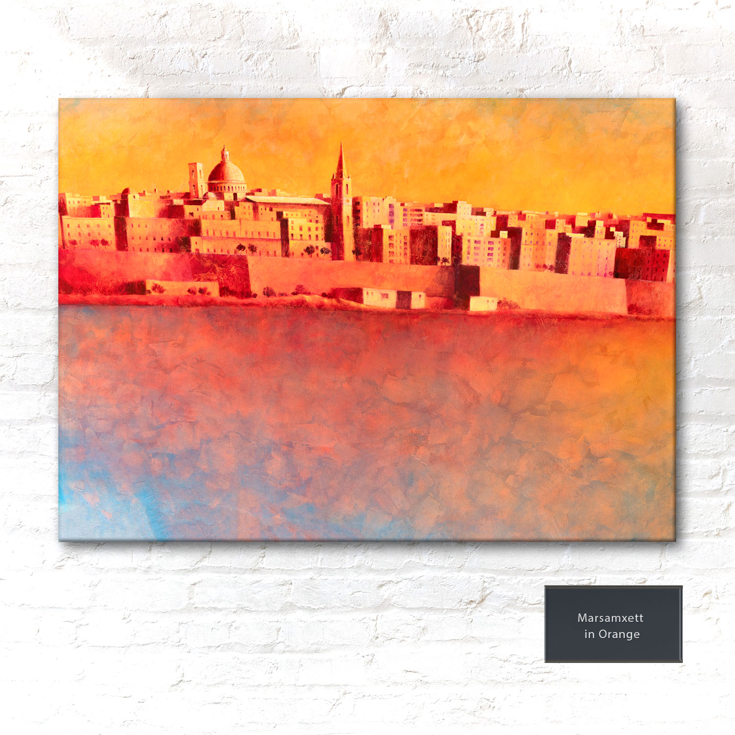 Marsamxett in Orange | Christopher Saliba