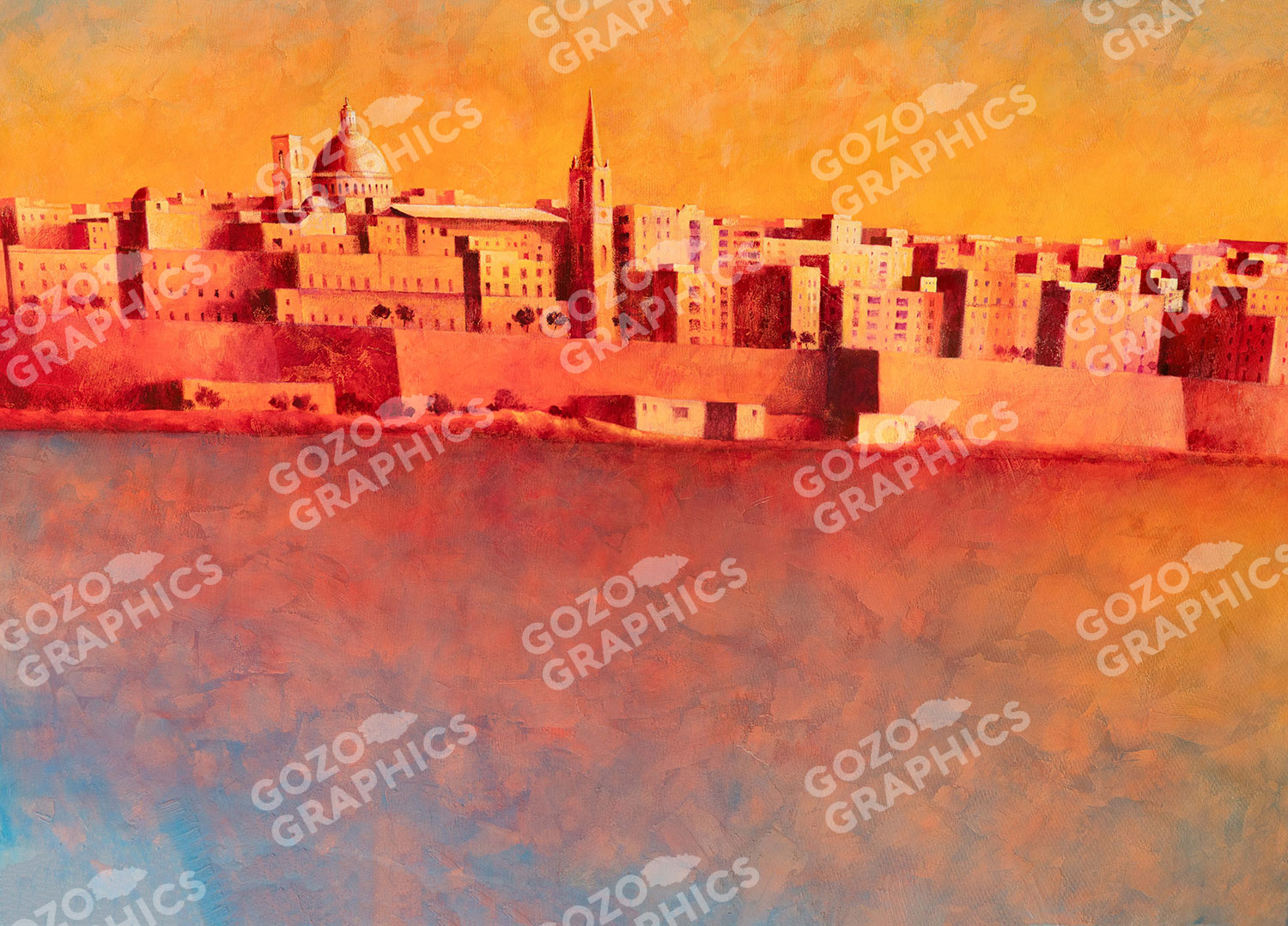 Marsamxett in Orange | Christopher Saliba - Image 3