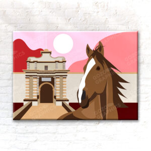 Mdina Horse | Canvas Print 70x50cm