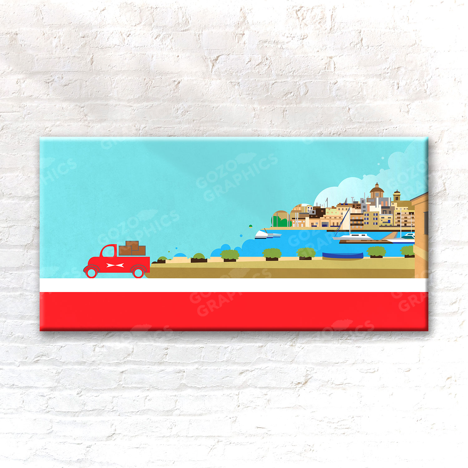 Negative Space | Canvas Print 100x50cm