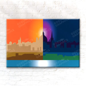 Valletta City View | Canvas Print 60x40cm