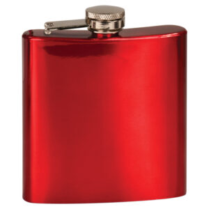 Hip Flask - Glossy Red