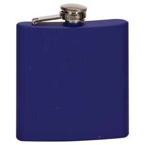 Hip Flask - Matte Blue