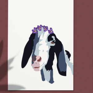 Maltese goat - 60x45cm canvas