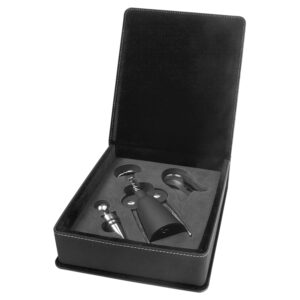 3 Piece Wine Kit - Black