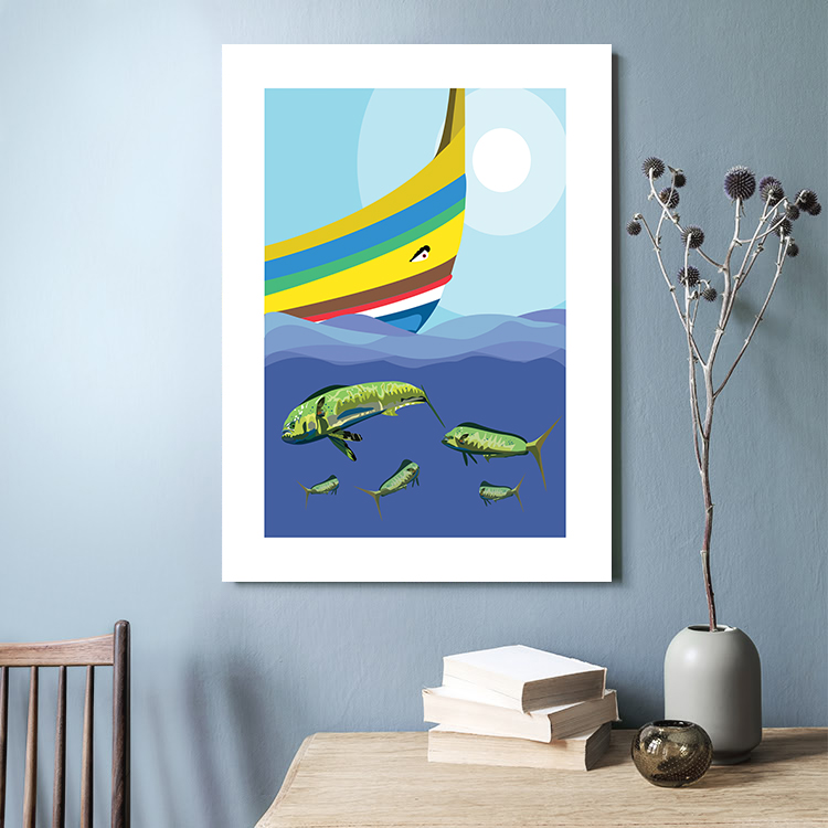 Lampuka 60x45cm canvas