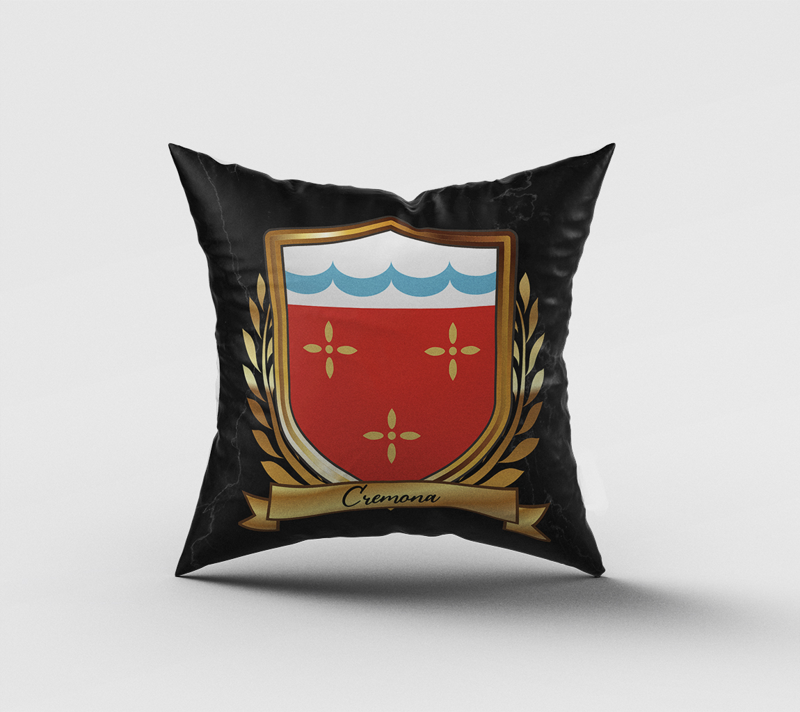 Cremona Surname Shield Cushion