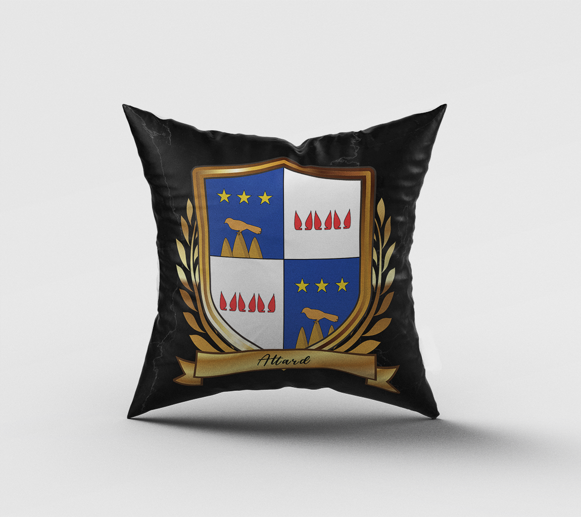 Attard Surname Shield Cushion