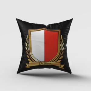 De Bono 2 Surname Shield Cushion