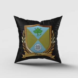Pavia Surname Shield Cushion