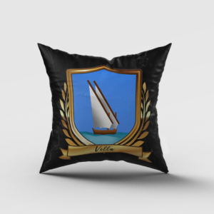 Vella Surname Shield Cushion
