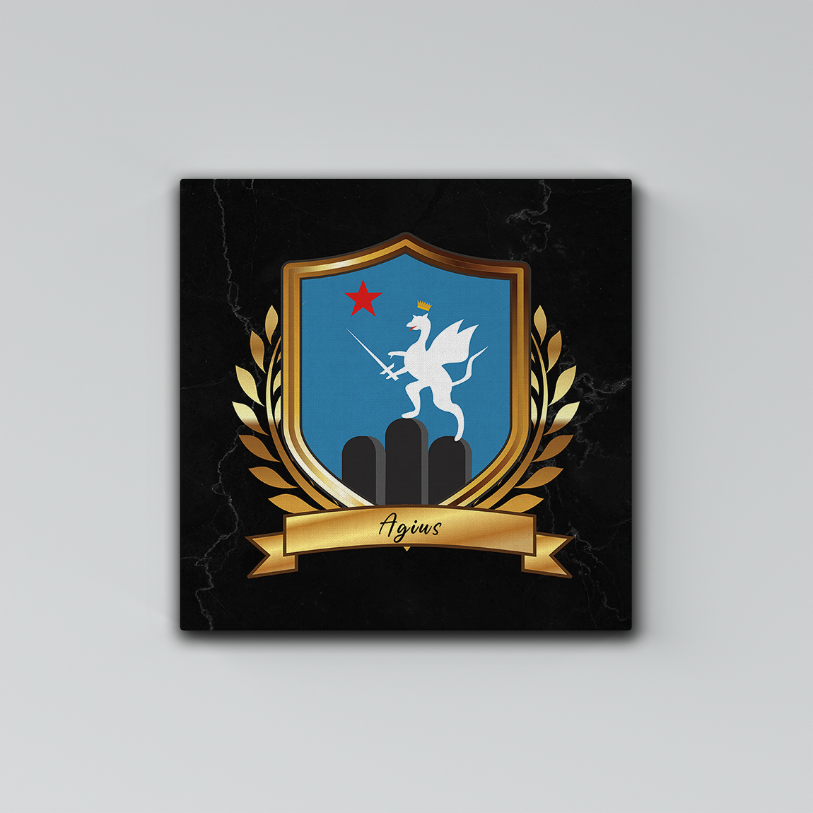 Agius Surname Shield Prints - Image 3