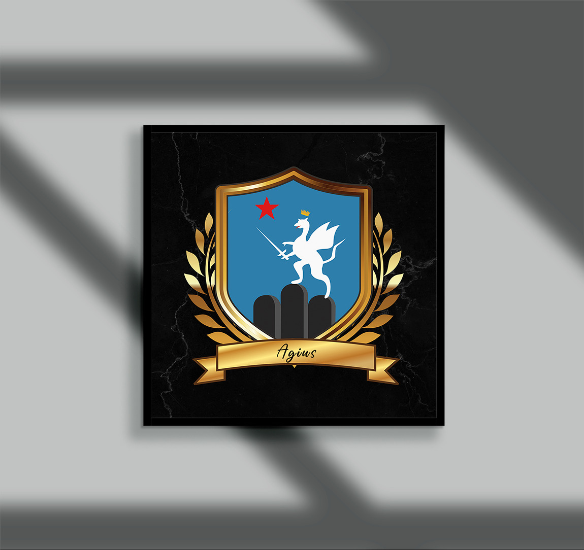 Agius Surname Shield Prints - Image 2