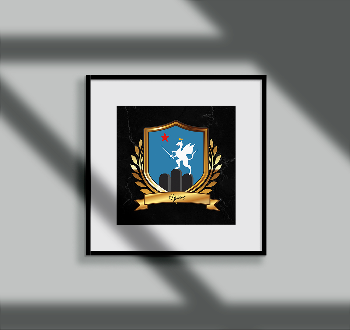 Agius Surname Shield Prints