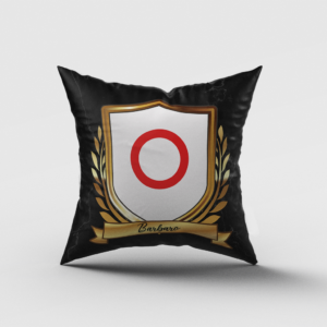 Barbaro Surname Shield Cushion