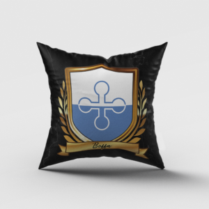 Boffa Surname Shield Cushion