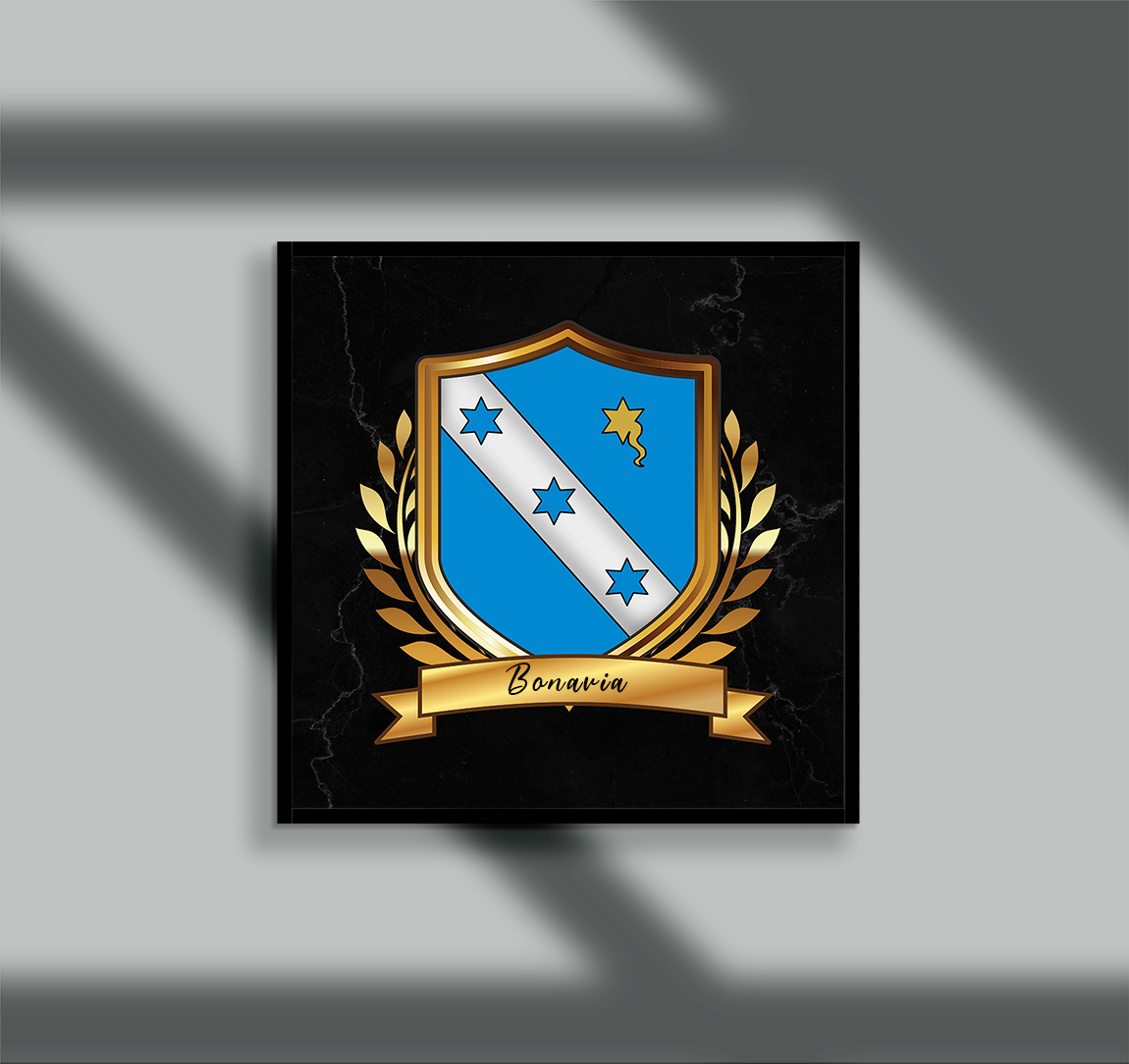 Bonavia Surname Shield Prints - Image 2