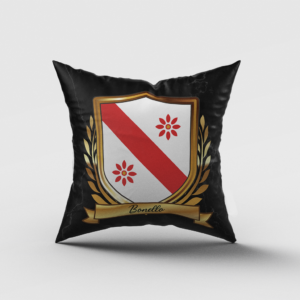 Bonello Surname Shield Cushion