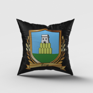 Borg Surname Shield Cushion