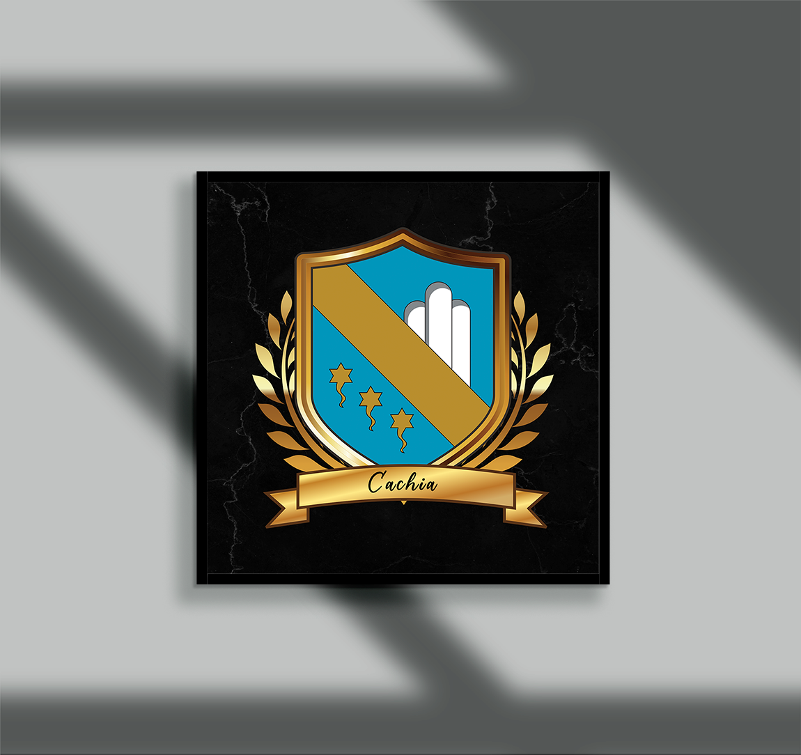 Cachia Surname Shield Prints - Image 2