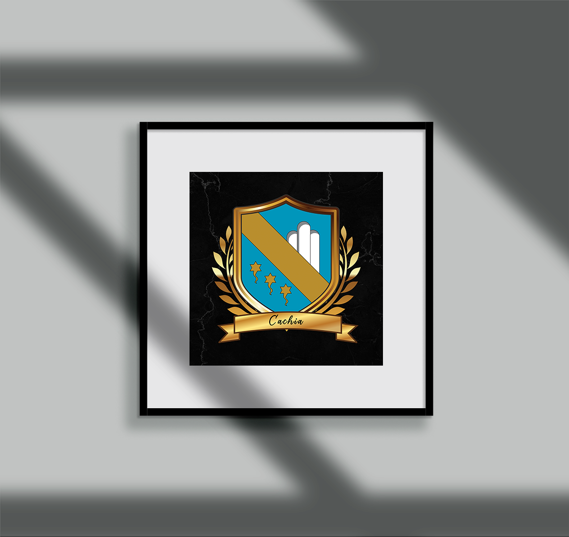 Cachia Surname Shield Prints
