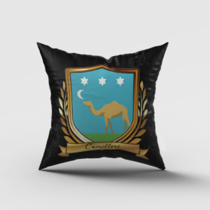 Camilleri Surname Shield Cushion