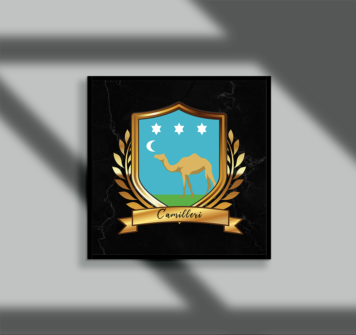 Camilleri Surname Shield Prints - Image 2