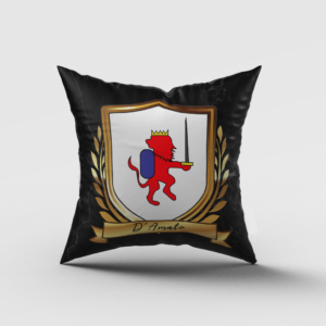 D'Amato Surname Shield Cushion