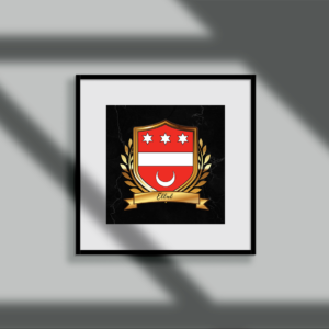 Ellul Surname Shield Prints