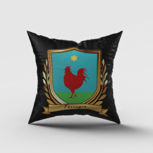 Farrugia Surname Shield Cushion