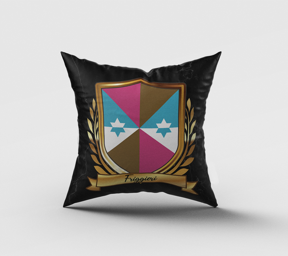 Friggieri Surname Shield Cushion