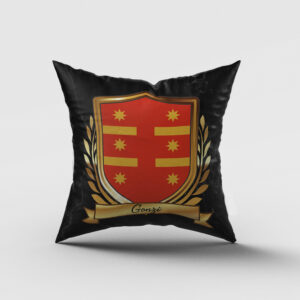 Gonzi Surname Shield Cushion