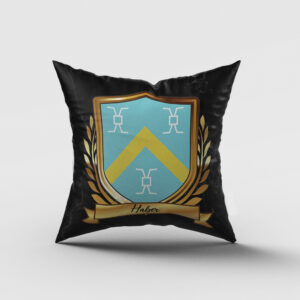 Haber Surname Shield Cushion