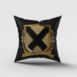 Micallef Surname Shield Cushion