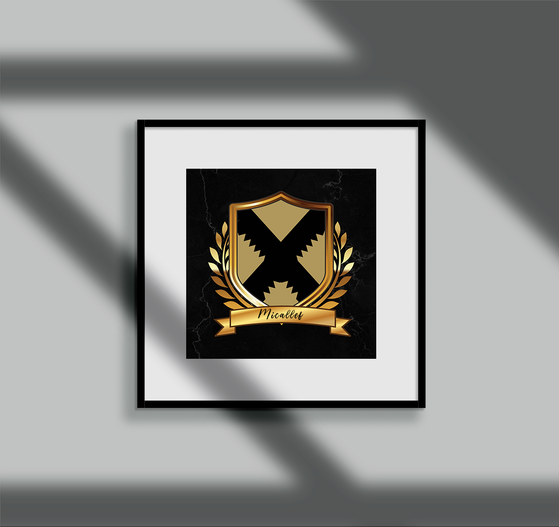 Micallef Surname Shield Prints