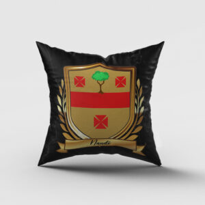 Naudi Surname Shield Cushion