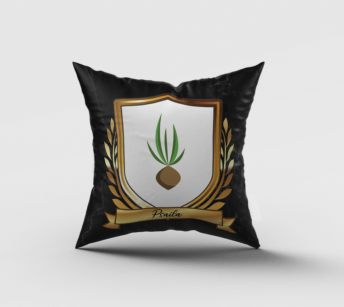 Psaila Surname Shield Cushion